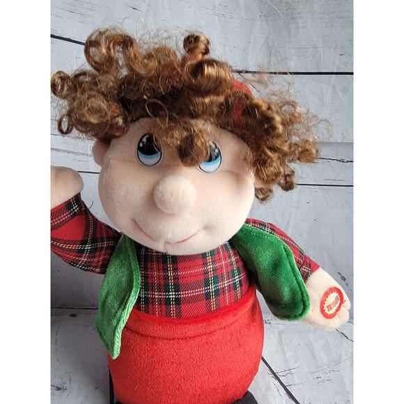 T L Toys Singing Dancing Interactive Caroler Boy Animated Christmas Vintage 9" - Picture 3 of 8